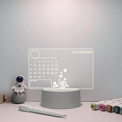 Brightly Desk Calendar Planner